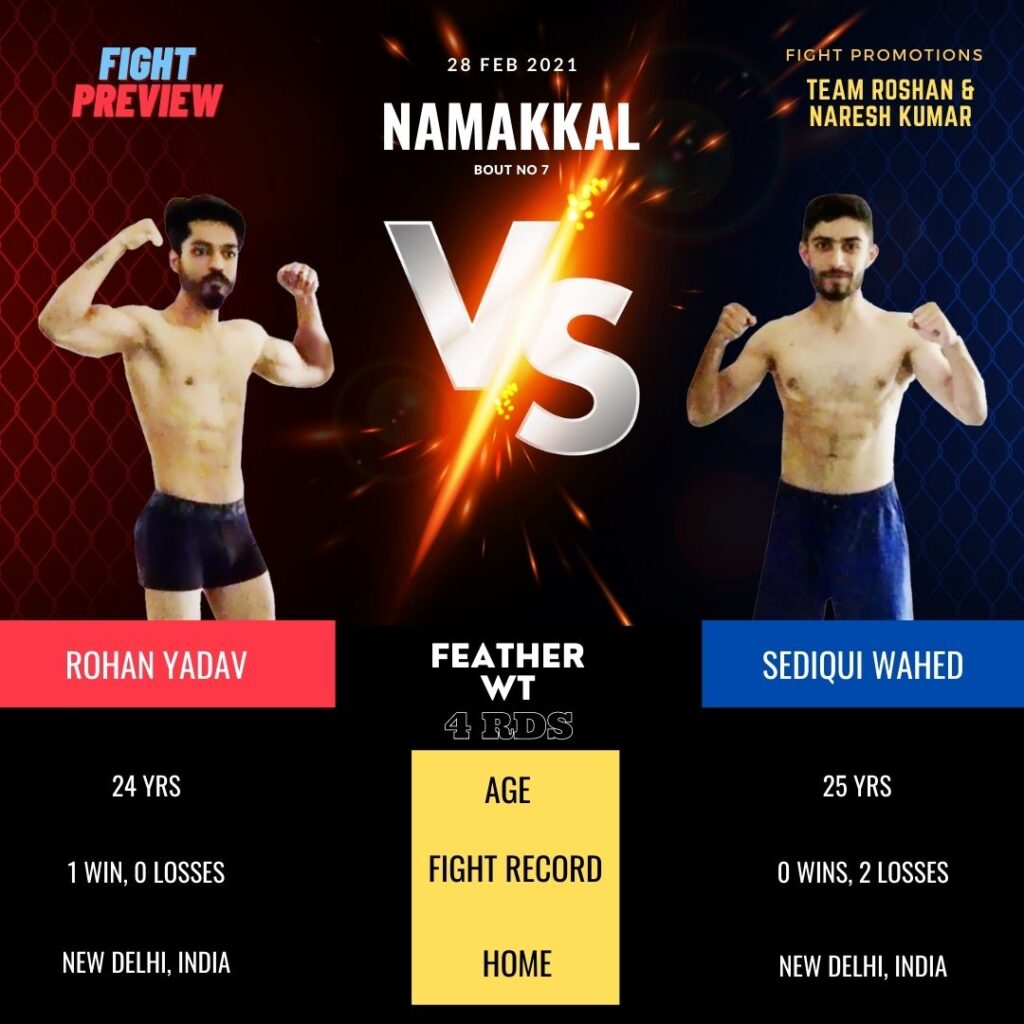 Rohan Yadav to Fight his 2nd Pro Fight