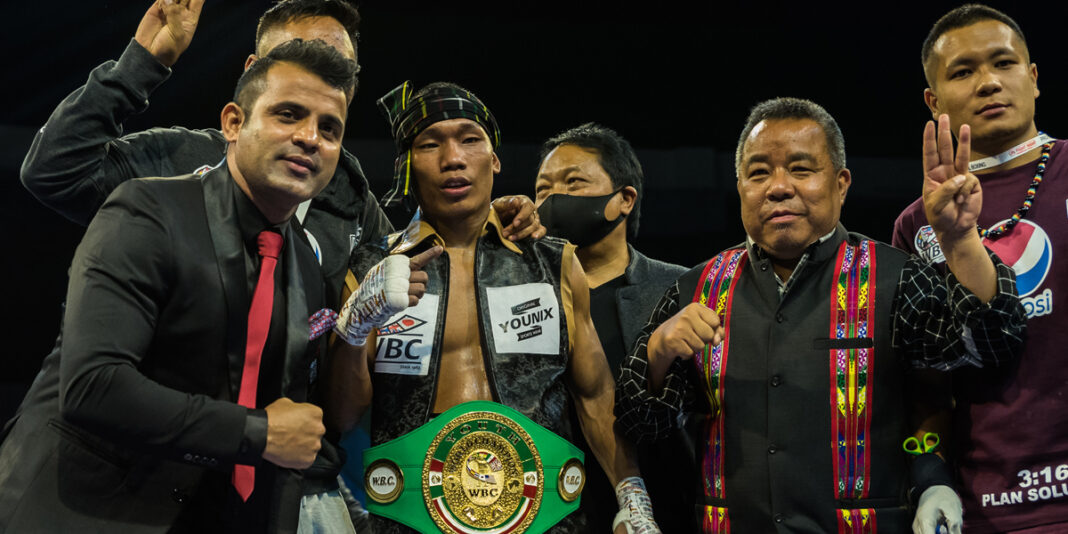 Lalrinsanga Tlau the New WBC Youth World Super Featherweight Champion