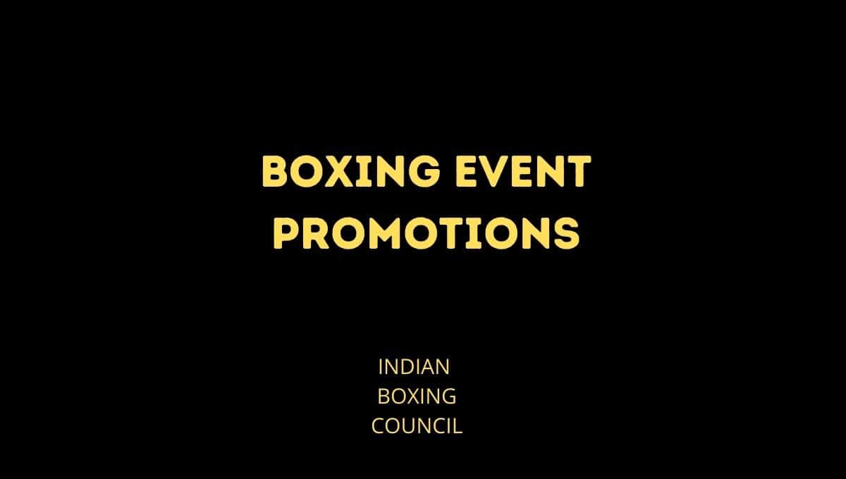 How to conduct a Pro Boxing show in India