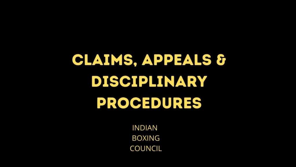 IBC Claims Appeals & Disciplinary Procedures