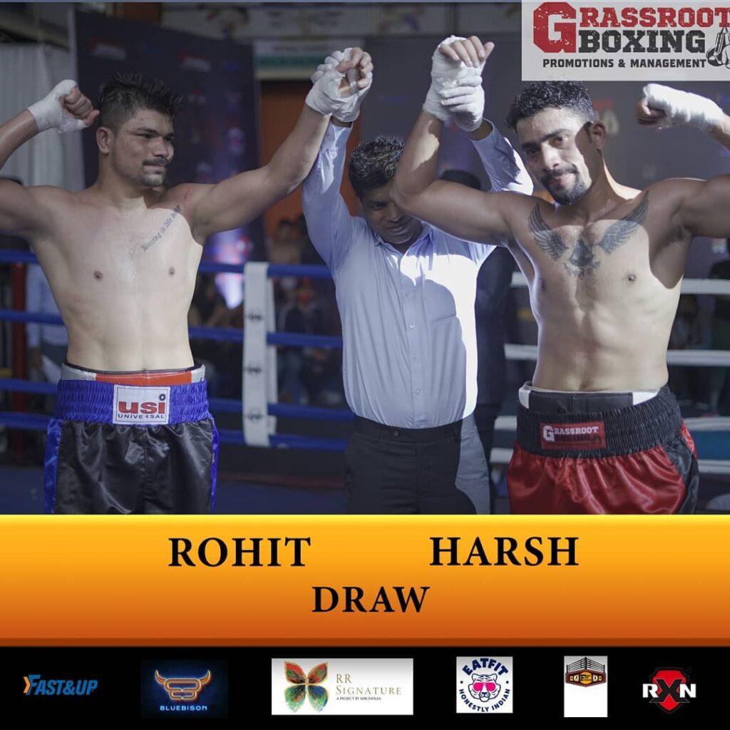 Harsh Purohit Vs Rohit at Grassroot Boxing - 13 Sep 2021