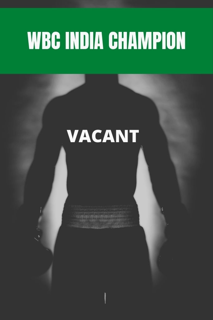 Boxing Champion Vacant | Indian Boxing Council Boxing Champion Vacant